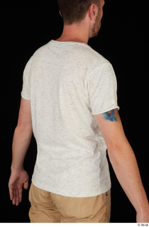 Trent casual dressed upper body white t shirt 0006.jpg